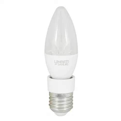 Lampada Led Vela 6W 2700K E14+E27 Bivolt Luminatti